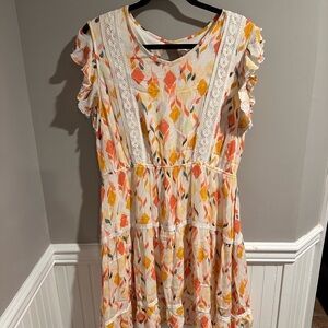 LC Lauren Conrad Multicolor Patterned Top